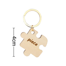 Load image into Gallery viewer, 情侣拼图钥匙扣