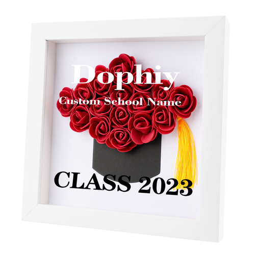 graduation flower box