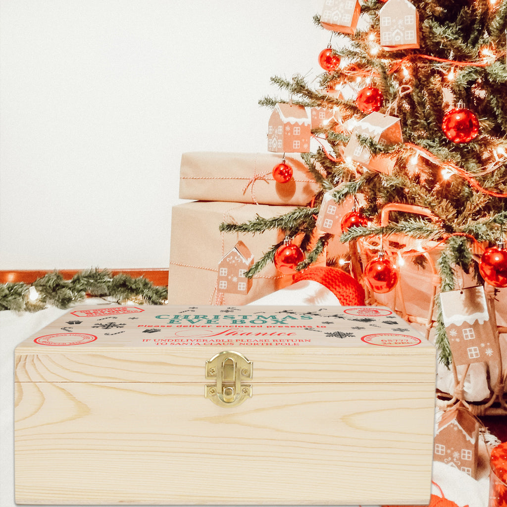 圣诞木箱