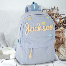 Load image into Gallery viewer, 灯芯绒双肩包