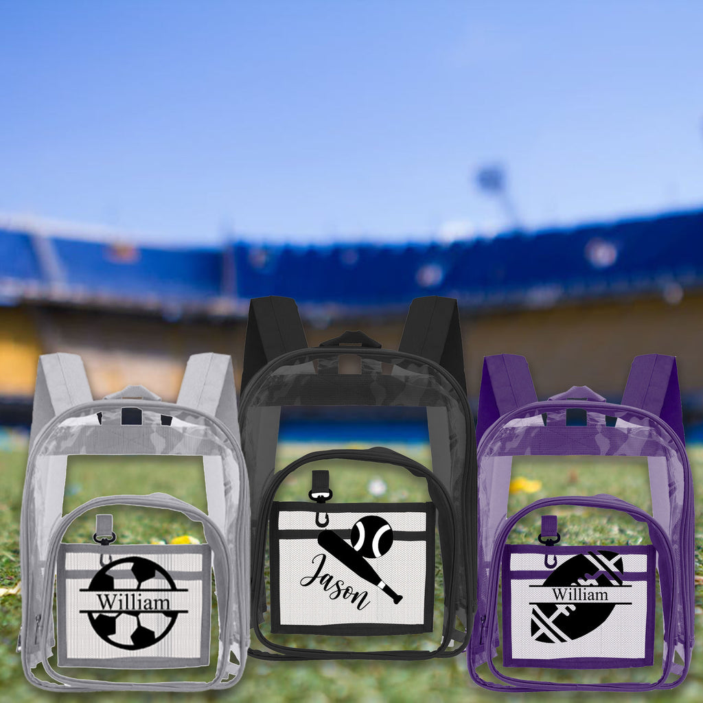 clear backpack