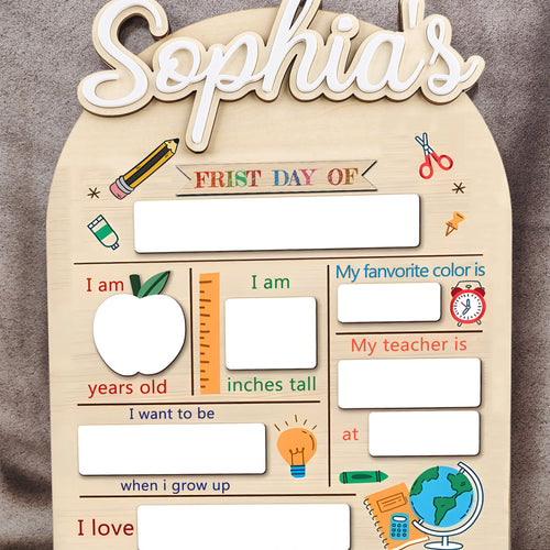 开学第一天标志