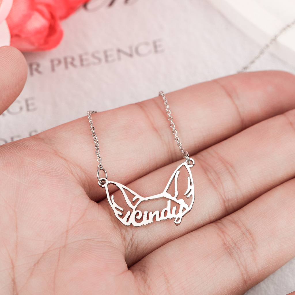 dog earrings necklace