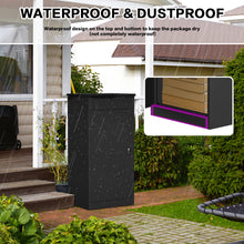 Load image into Gallery viewer, Package Delivery Boxes for Outside, Large Mailbox for Parcel 19.7”x16.1x”41.3”, Anti-Theft Parcel Mailbox with Coded Lock, Wall Mounted Waterproof Home Parcel Box for Porch Yard, Galvanized Steel