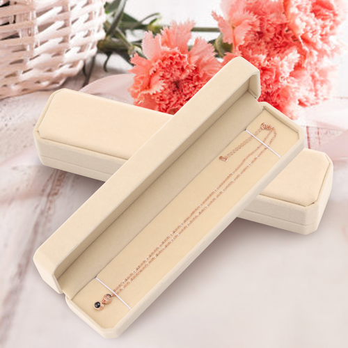 生辰花毛绒项链盒