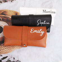 Load image into Gallery viewer, 皮革眼镜包