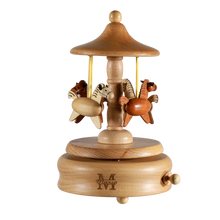 Load image into Gallery viewer, 旋转木马八音盒