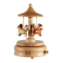 Load image into Gallery viewer, 旋转木马八音盒