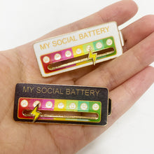Load image into Gallery viewer, social battery pin