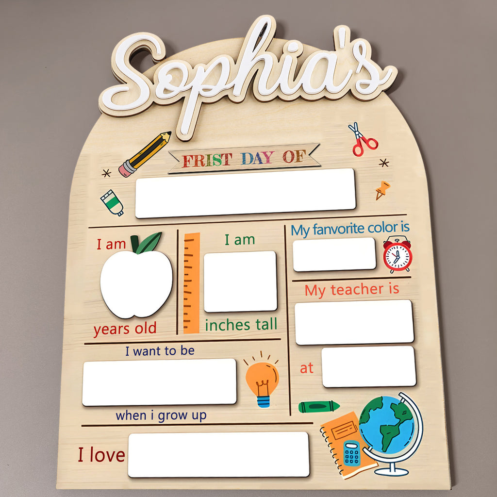 开学第一天标志