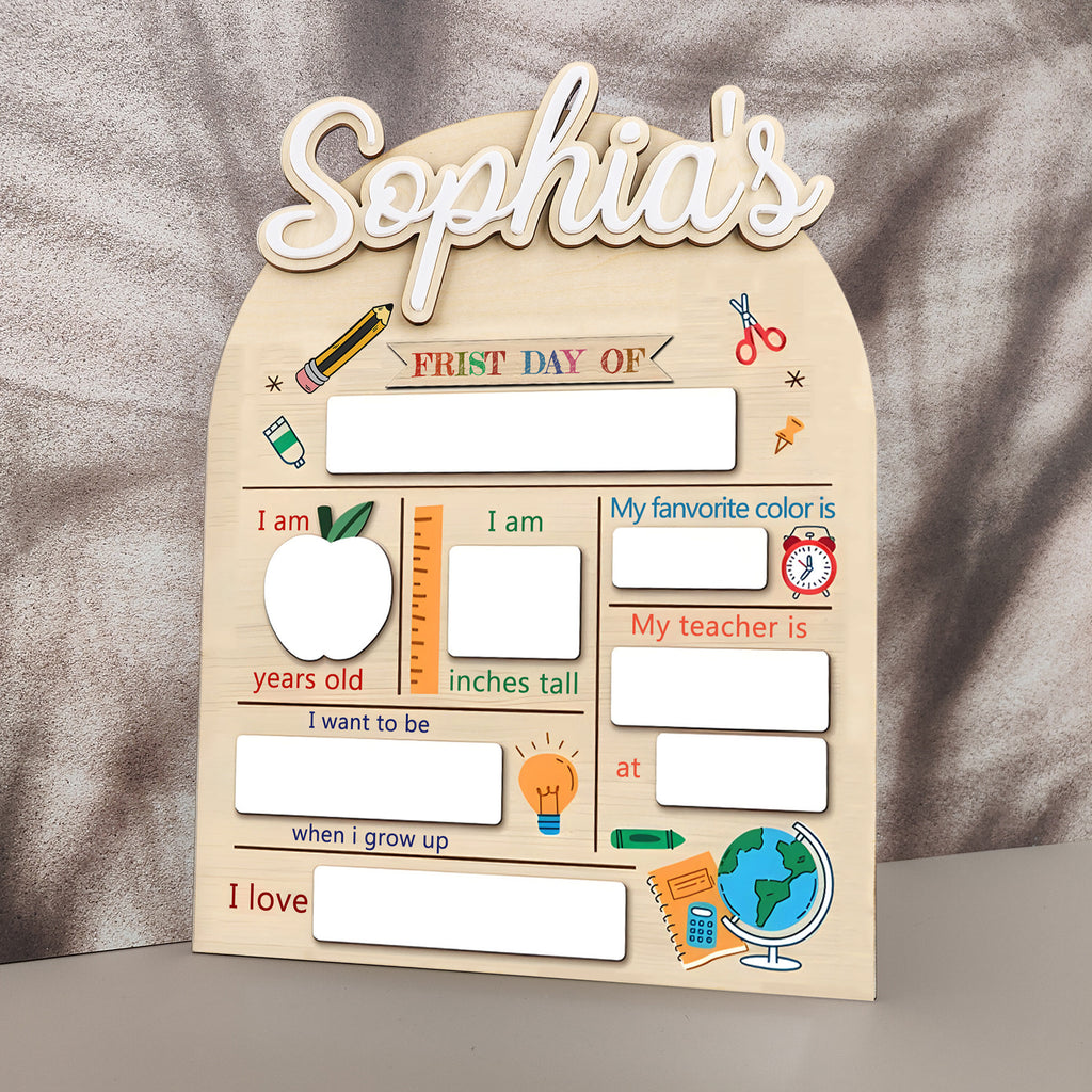 开学第一天标志