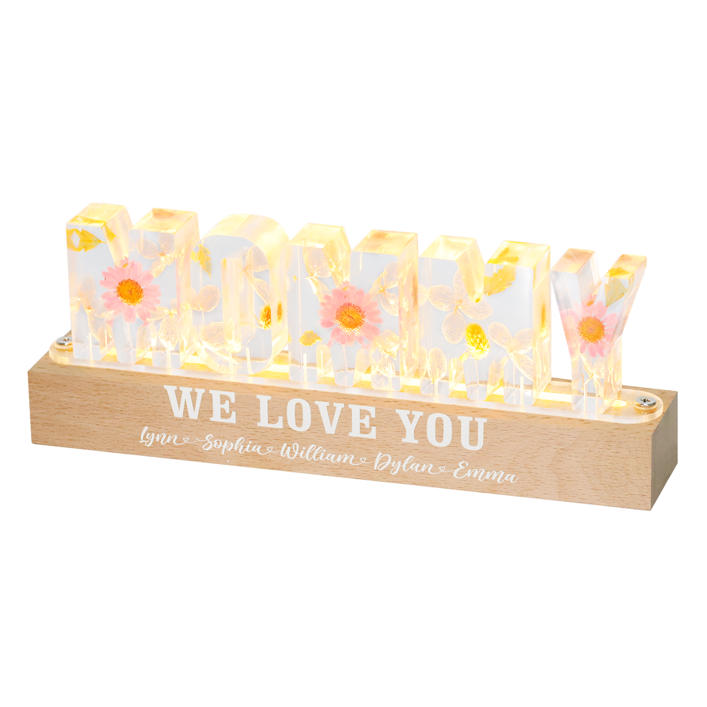 flower night light