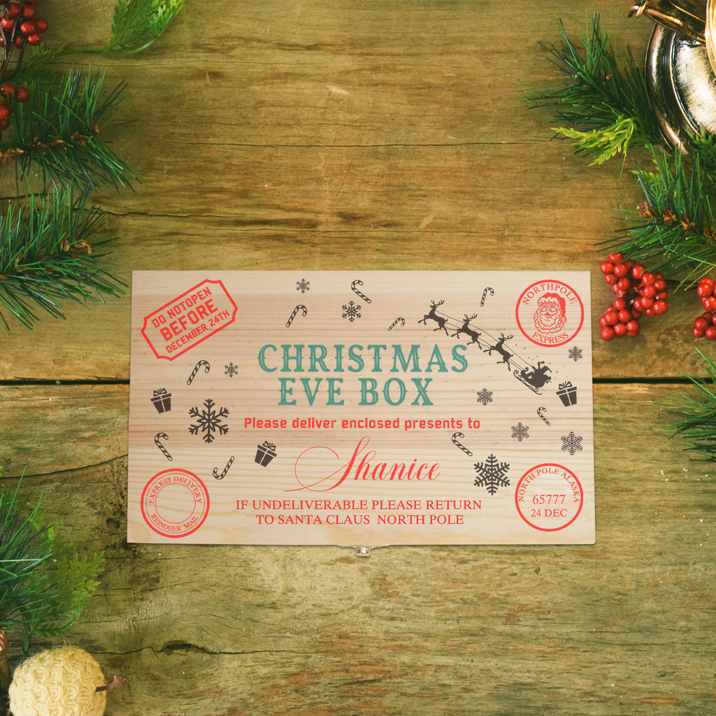 圣诞木箱