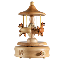 Load image into Gallery viewer, 旋转木马八音盒