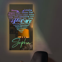 Load image into Gallery viewer, heart mirror led