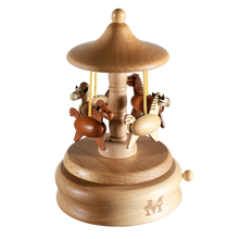 Load image into Gallery viewer, 旋转木马八音盒