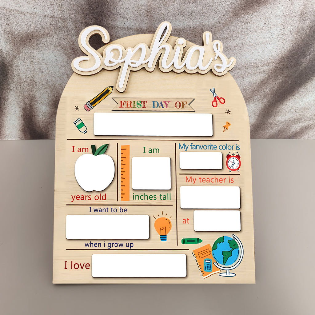 开学第一天标志