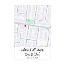 Load image into Gallery viewer, 情侣相框地图