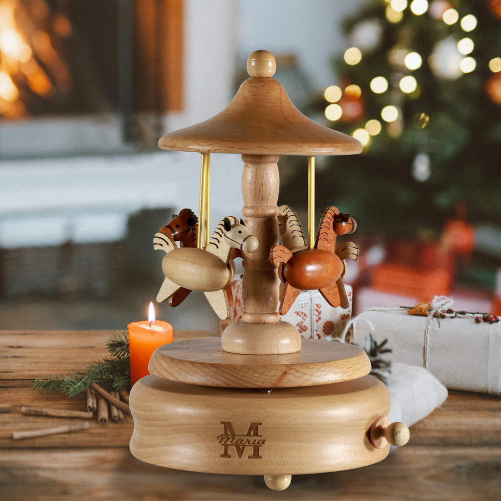 旋转木马八音盒