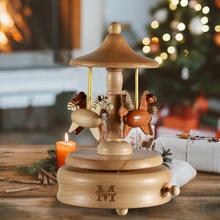 Load image into Gallery viewer, 旋转木马八音盒