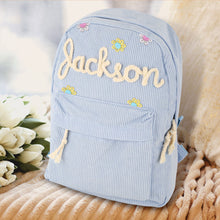 Load image into Gallery viewer, 灯芯绒双肩包