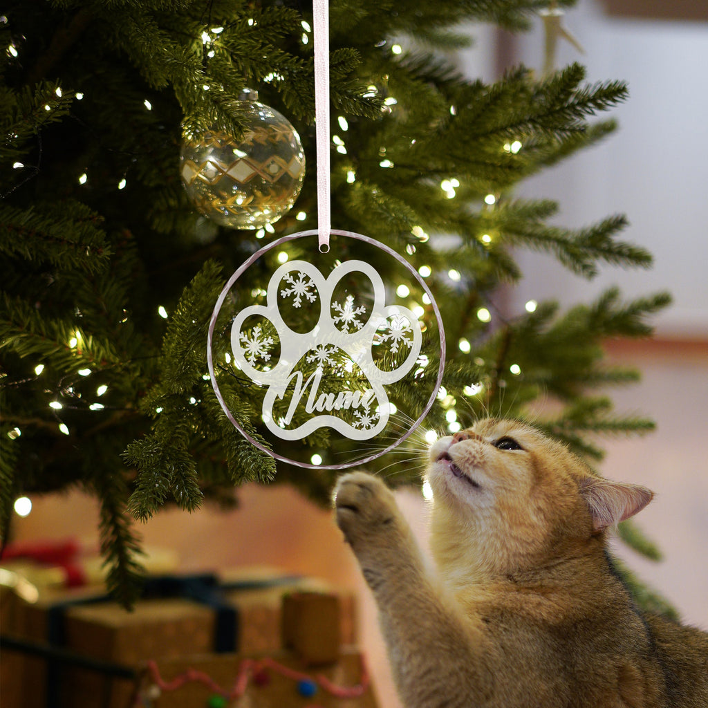 圣诞树狗爪挂饰