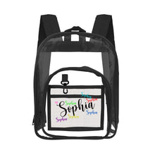 Load image into Gallery viewer, clear backpack
