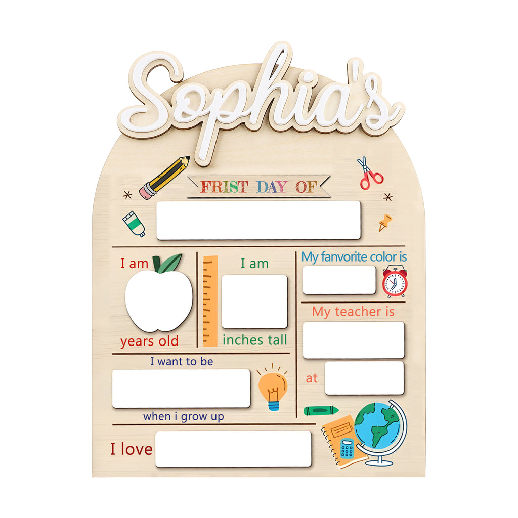 开学第一天标志