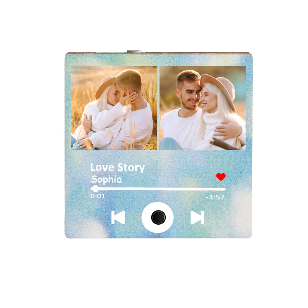 木质音乐冰箱贴