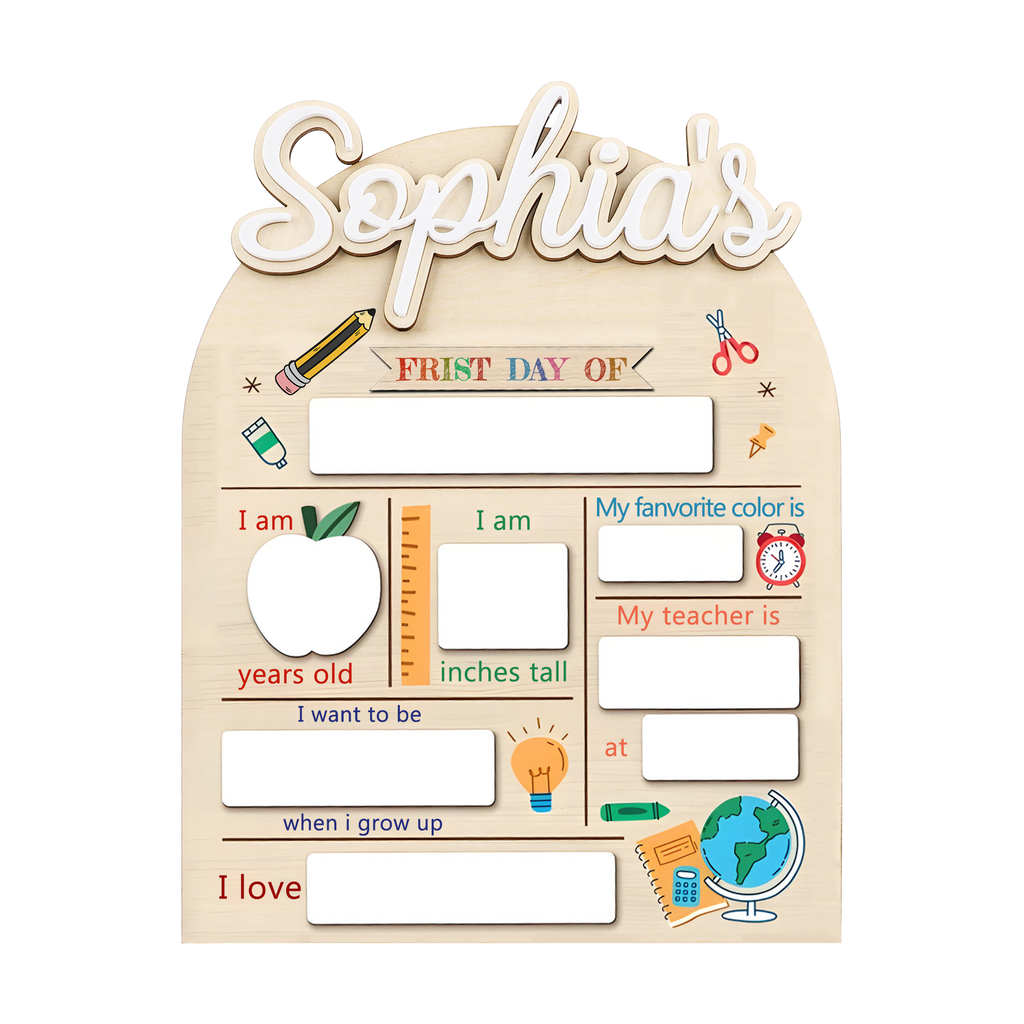 开学第一天标志