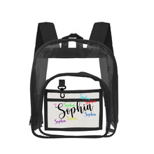 Load image into Gallery viewer, clear backpack