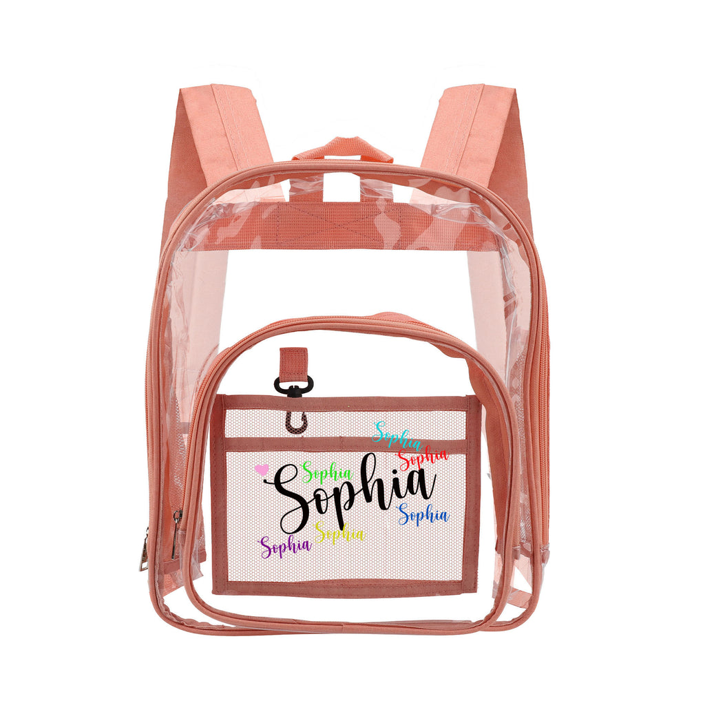 clear backpack