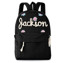 Load image into Gallery viewer, 灯芯绒双肩包