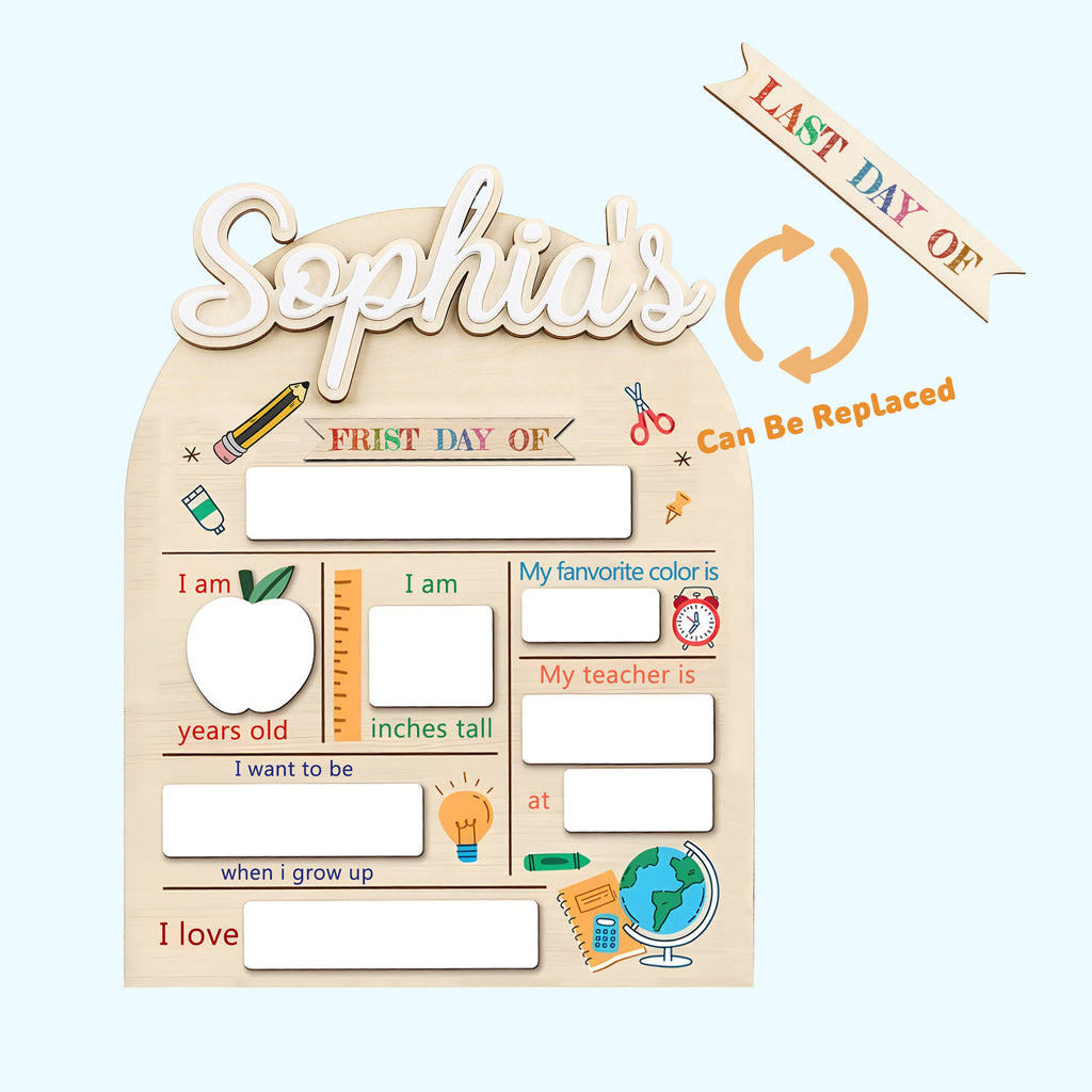 开学第一天标志