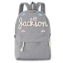 Load image into Gallery viewer, 灯芯绒双肩包