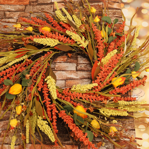 秋季花环