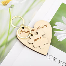 Load image into Gallery viewer, 情侣拼图钥匙扣