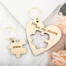 Load image into Gallery viewer, 情侣拼图钥匙扣