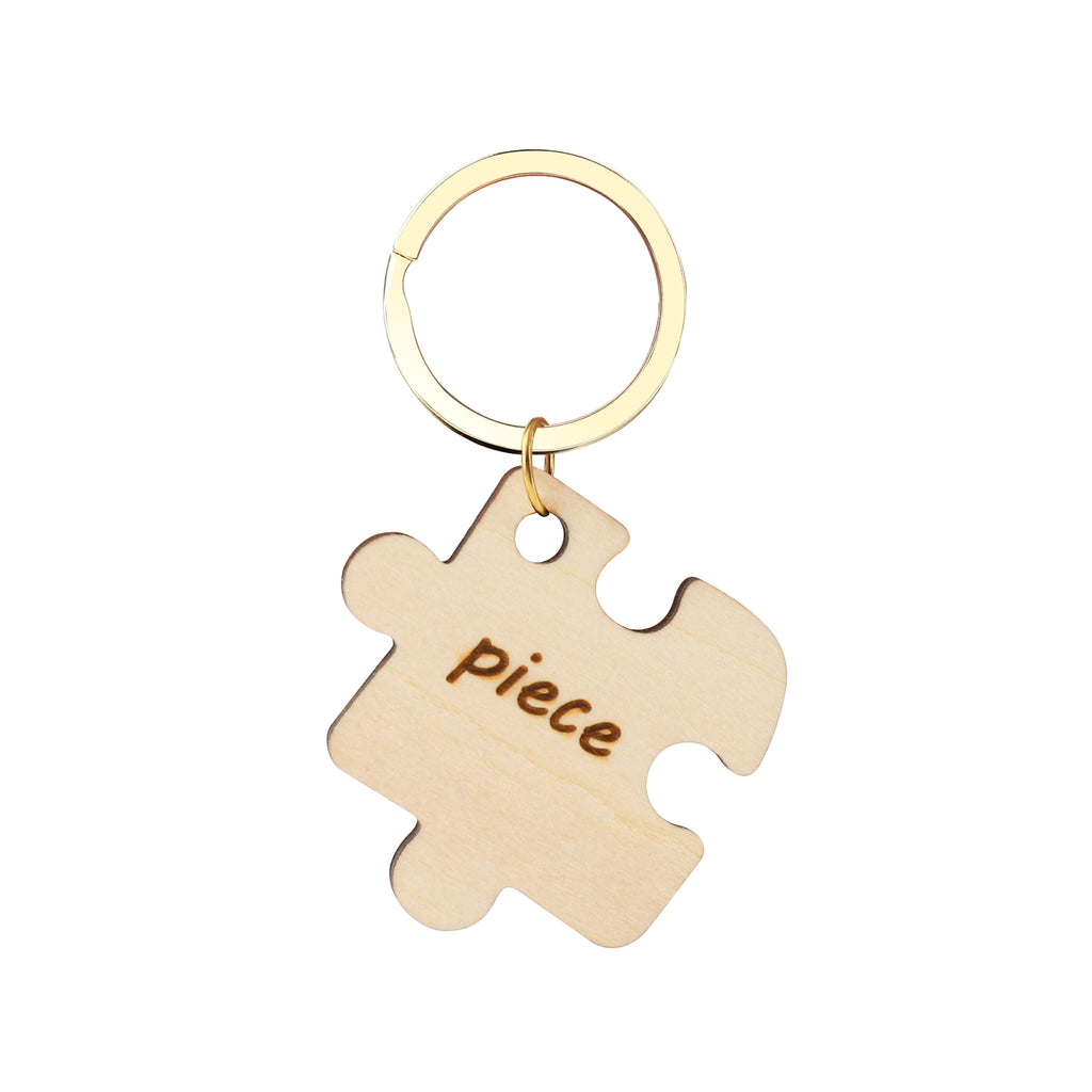 情侣拼图钥匙扣