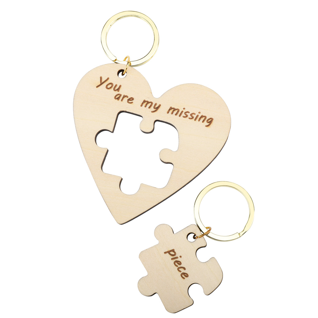 情侣拼图钥匙扣