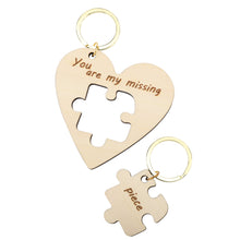 Load image into Gallery viewer, 情侣拼图钥匙扣