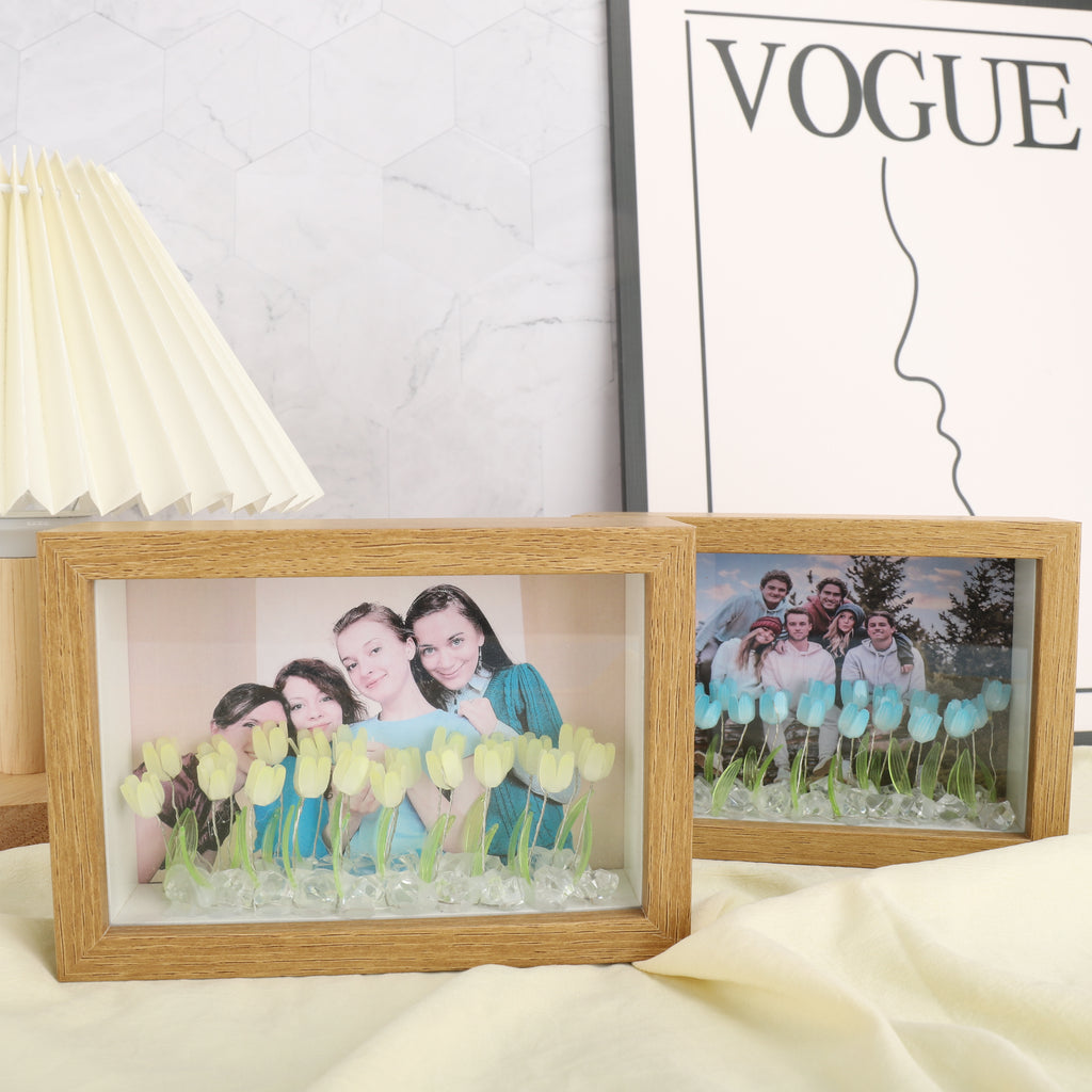 相框郁金香夜灯