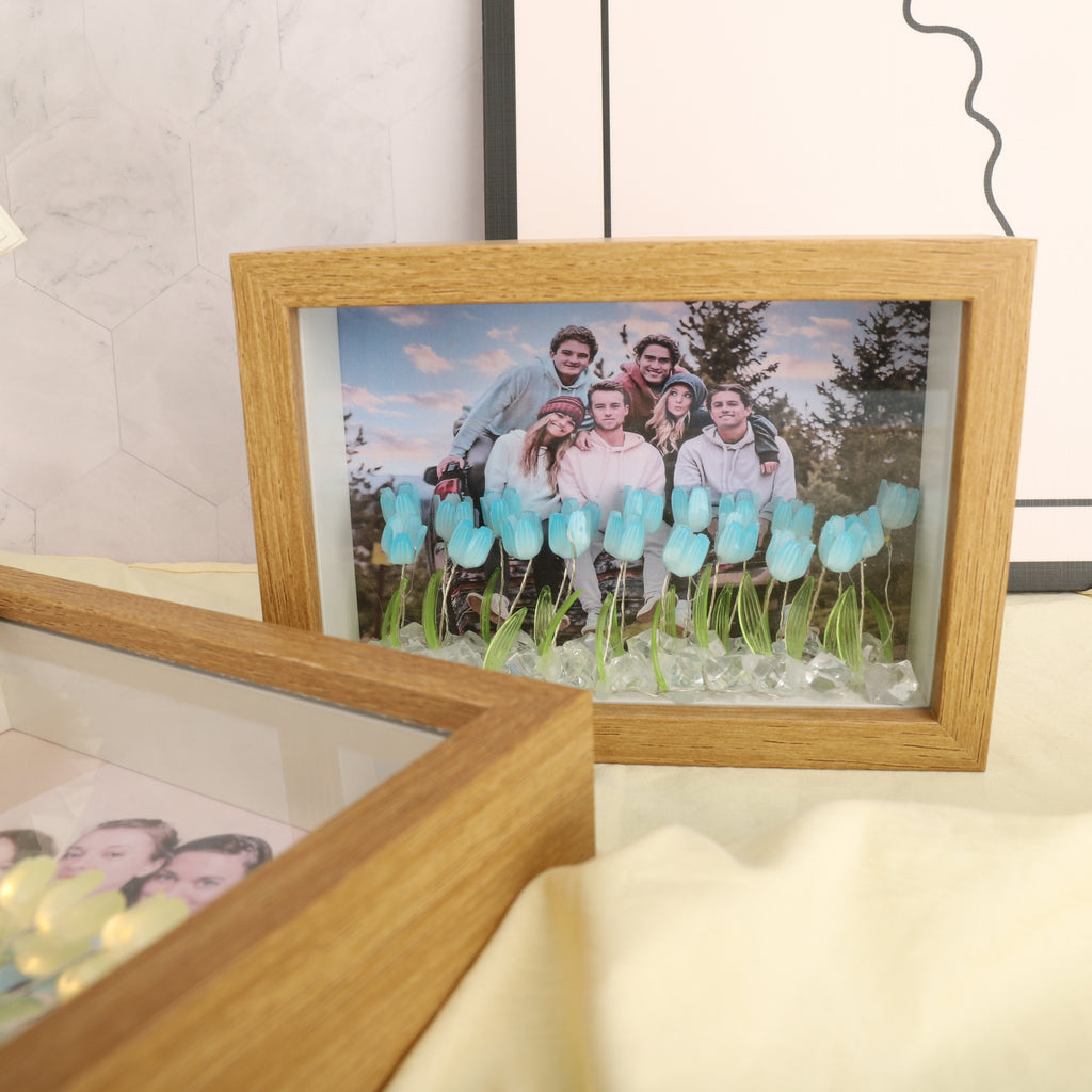 相框郁金香夜灯