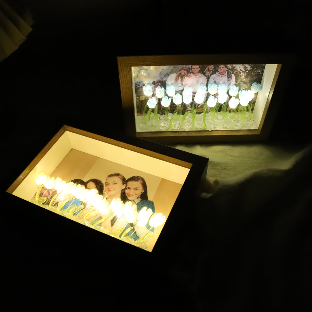 相框郁金香夜灯
