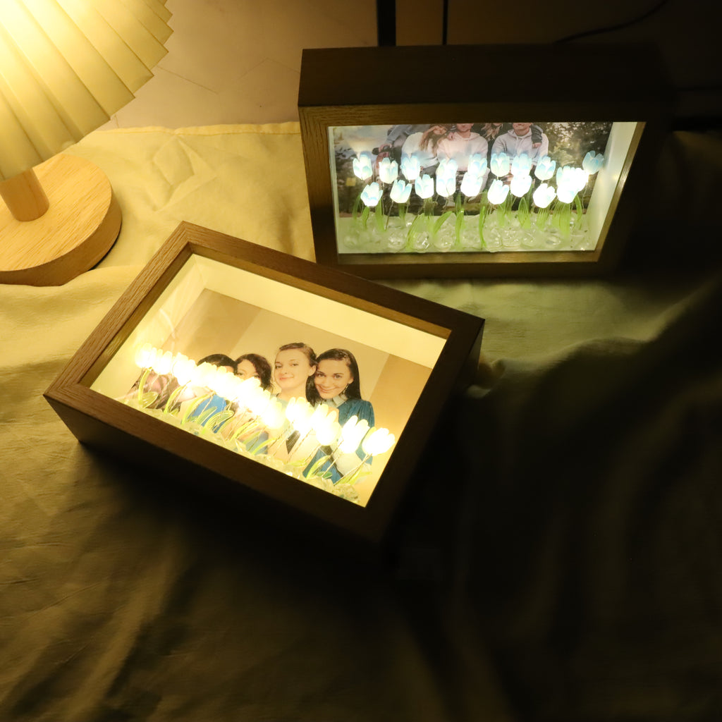 相框郁金香夜灯