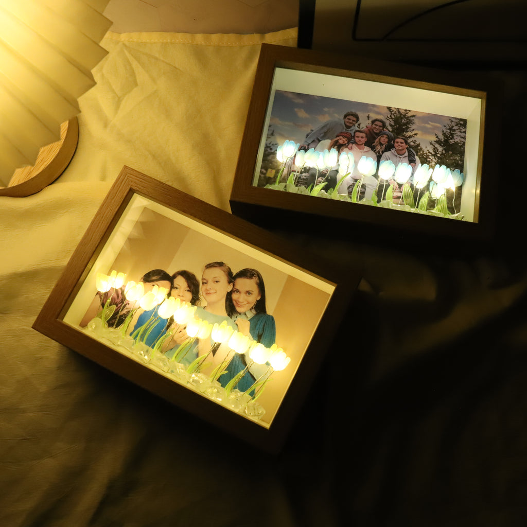 相框郁金香夜灯