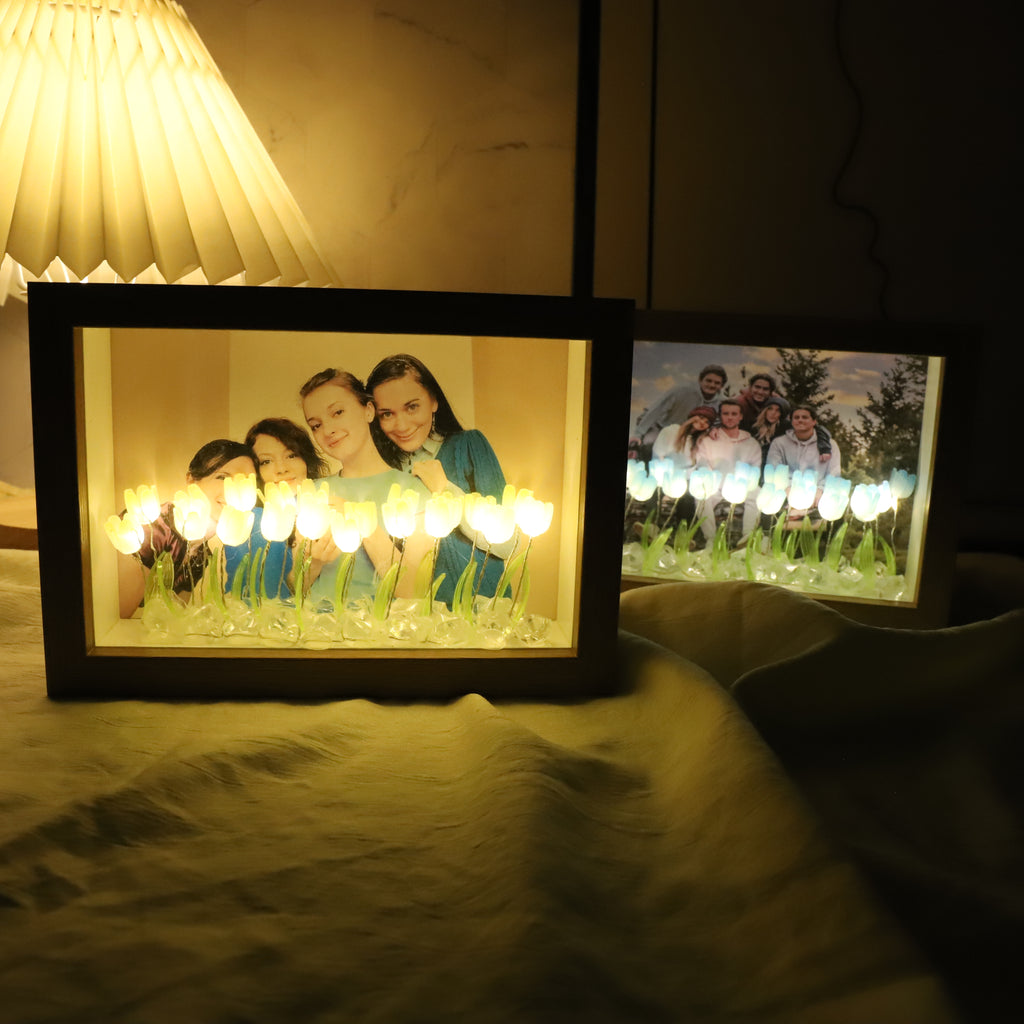 相框郁金香夜灯