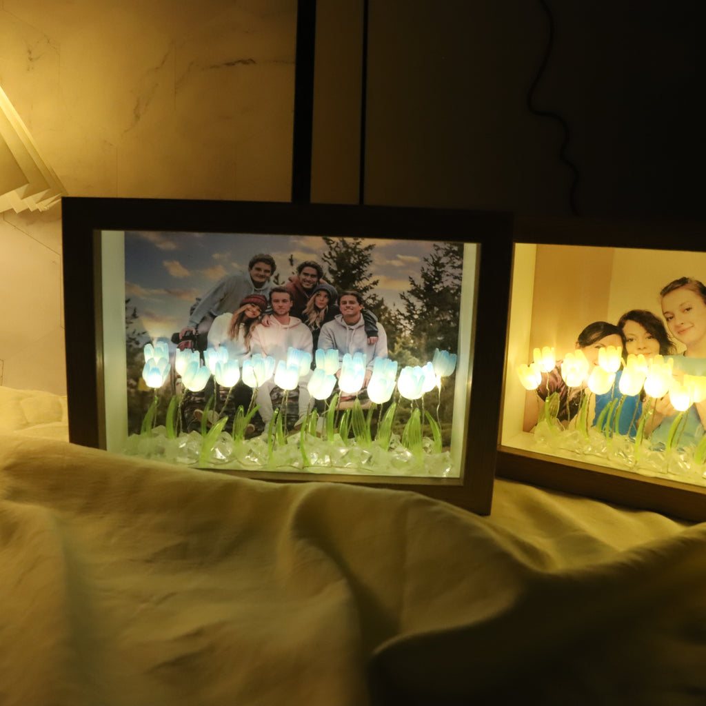 相框郁金香夜灯