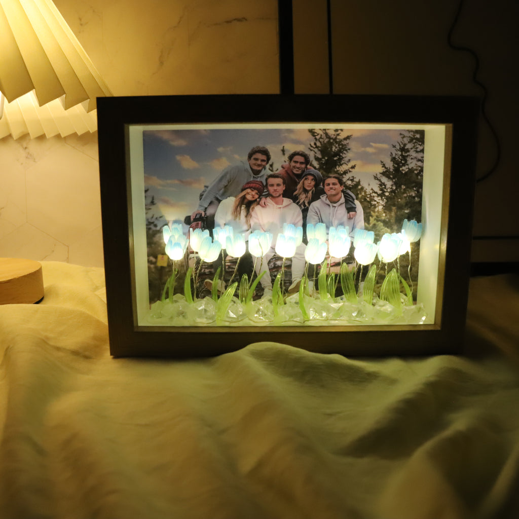 相框郁金香夜灯