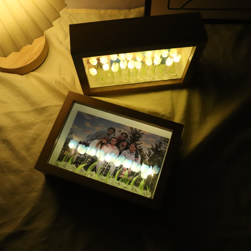 相框郁金香夜灯